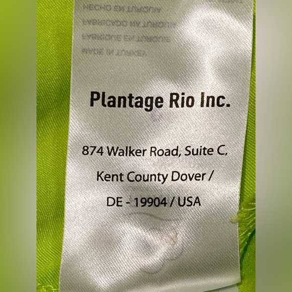 NWT Farm Rio Piping Lime Green Midi Dress - Sz S - Picture 8 of 10